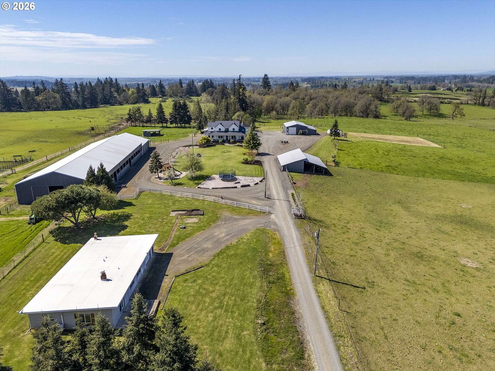 39.6 Acres of Agricultural Land with Home for Sale in Molalla, Oregon