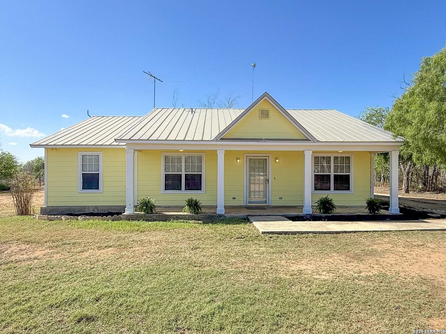 3.85 Acres of Land with Home for Sale in Natalia, Texas