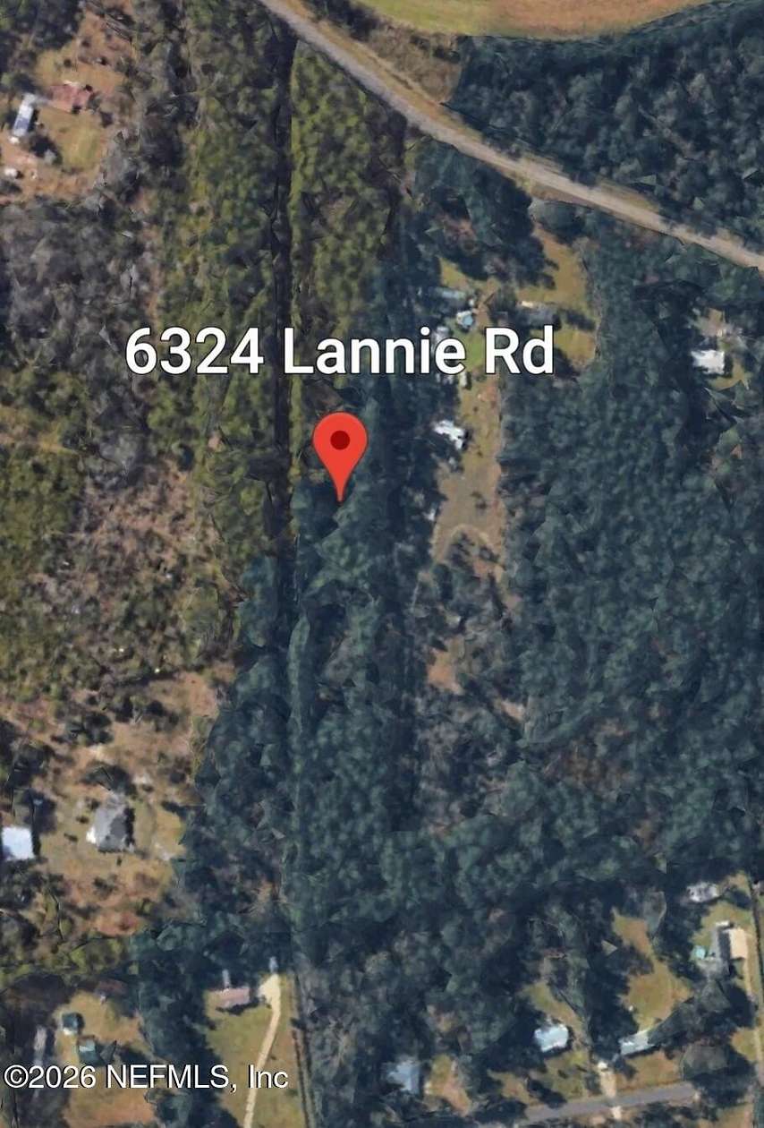 6.36 Acres of Land with Home for Sale in Jacksonville, Florida