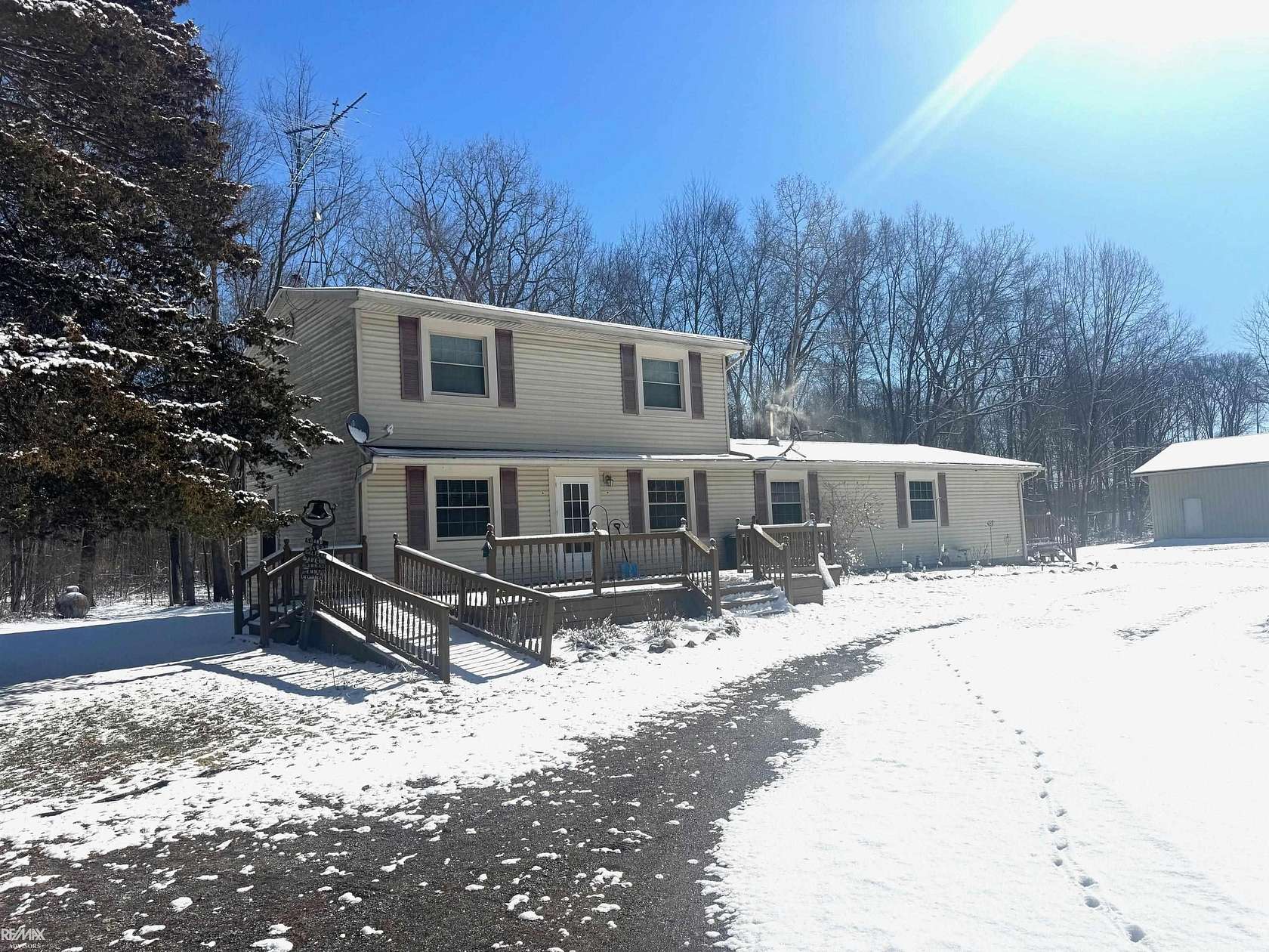 2 Acres of Land with Home for Sale in Gregory, Michigan