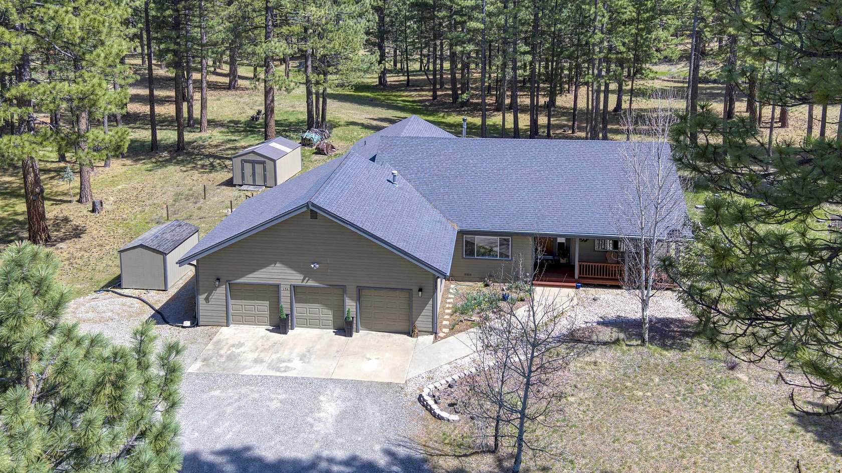 3 Acres of Land with Home for Sale in Clio, California