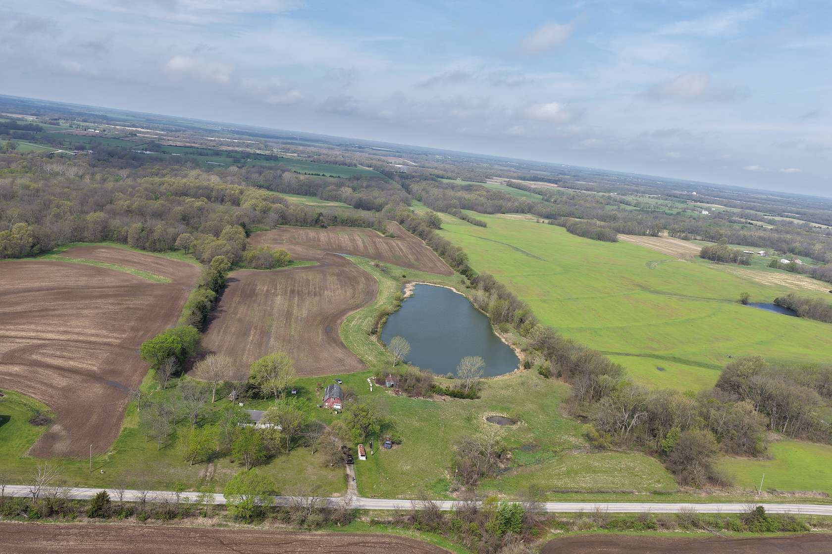 40 Acres of Agricultural Land with Home for Sale in Green Ridge, Missouri