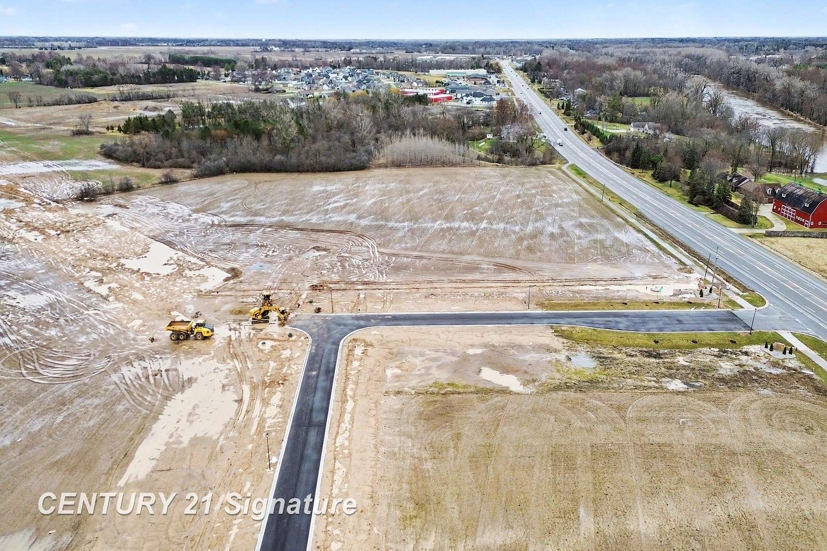 1.5 Acres of Commercial Land for Sale in Freeland, Michigan