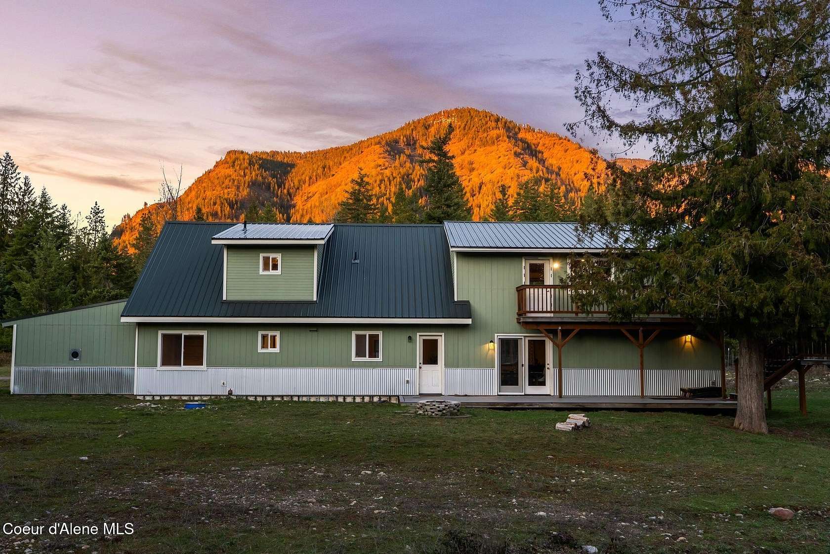 5.36 Acres of Land with Home for Sale in Clark Fork, Idaho