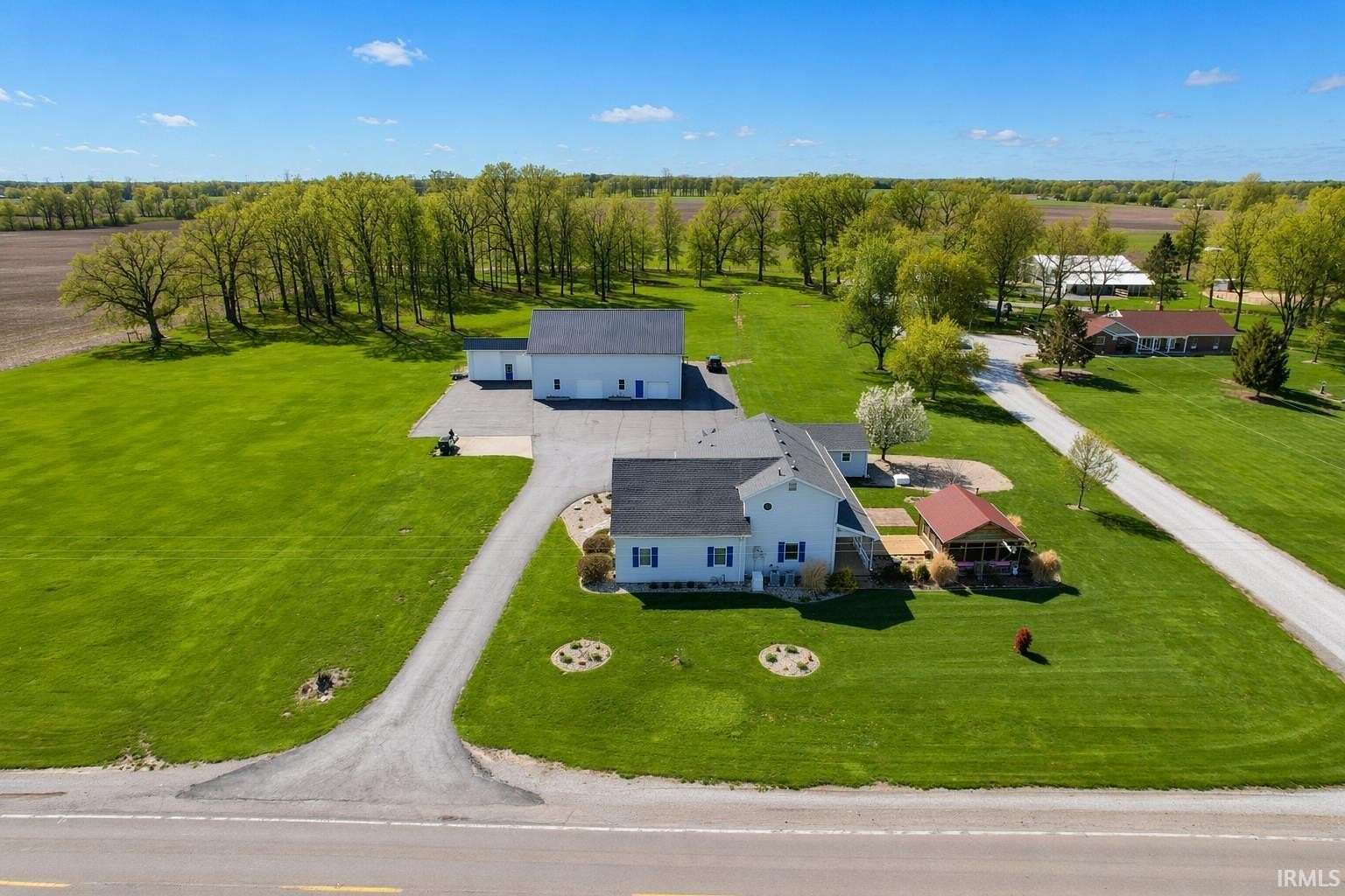 3.3 Acres of Land with Home for Sale in Monticello, Indiana