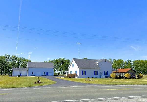 3.3 Acres of Land with Home for Sale in Monticello, Indiana