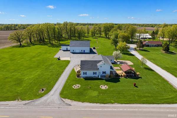 3.3 Acres of Land with Home for Sale in Monticello, Indiana