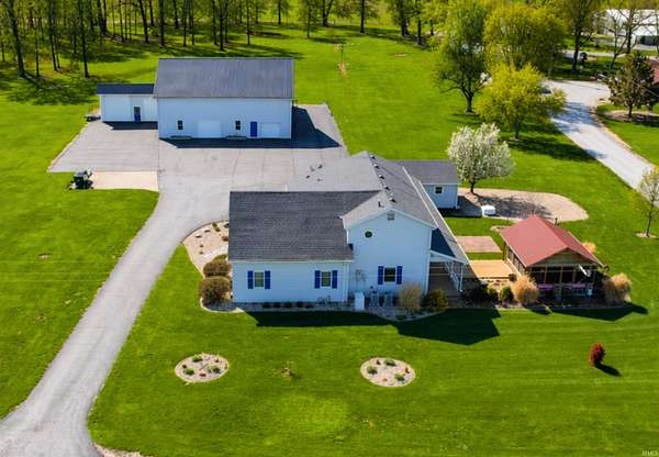 3.3 Acres of Land with Home for Sale in Monticello, Indiana