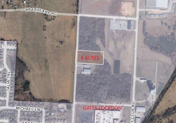 4 Acres of Commercial Land for Sale in Siloam Springs, Arkansas
