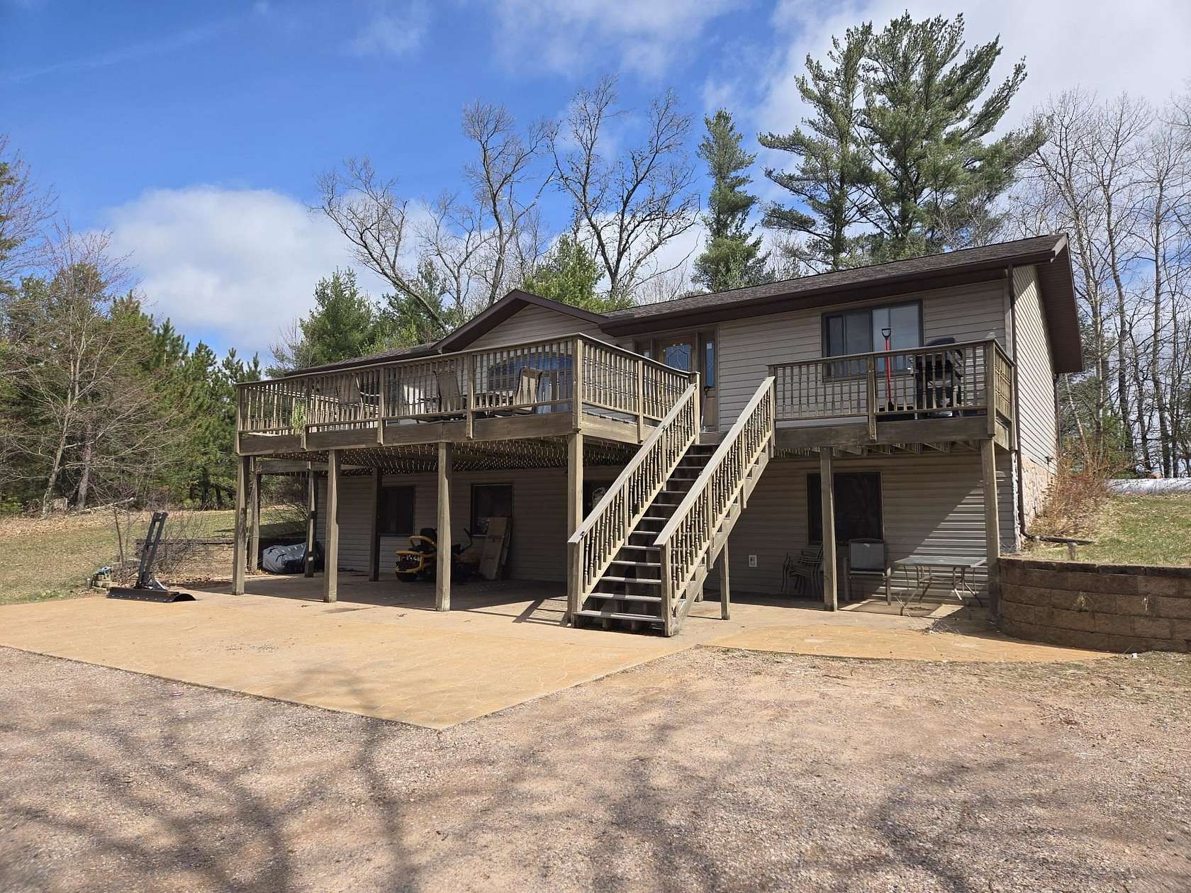 20 Acres of Recreational Land with Home for Sale in Arkdale, Wisconsin