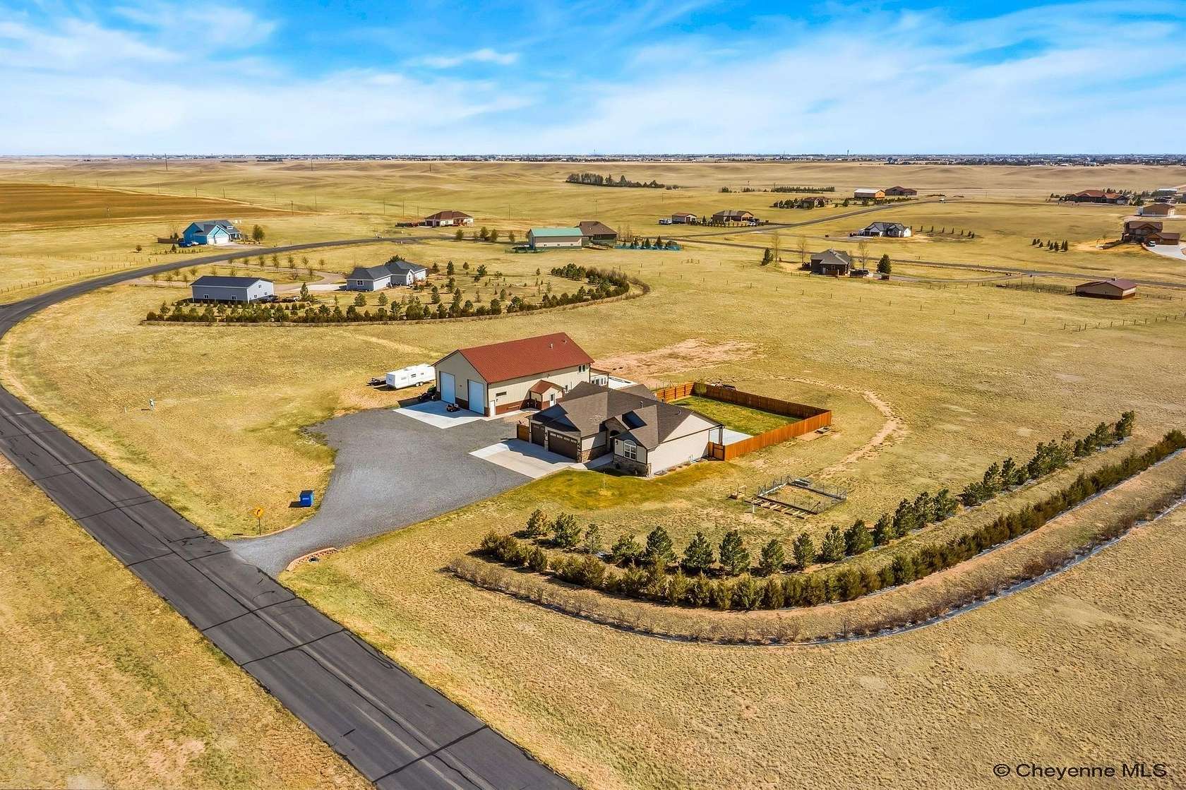 4.64 Acres of Land with Home for Sale in Cheyenne, Wyoming