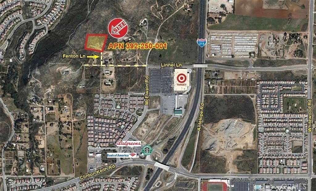 2.5 Acres of Residential Land for Sale in Murrieta, California