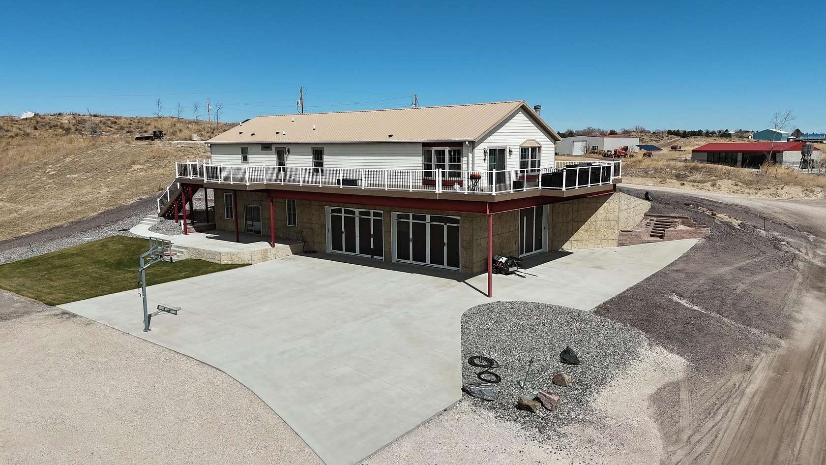 2 Acres of Land with Home for Sale in Lewellen, Nebraska