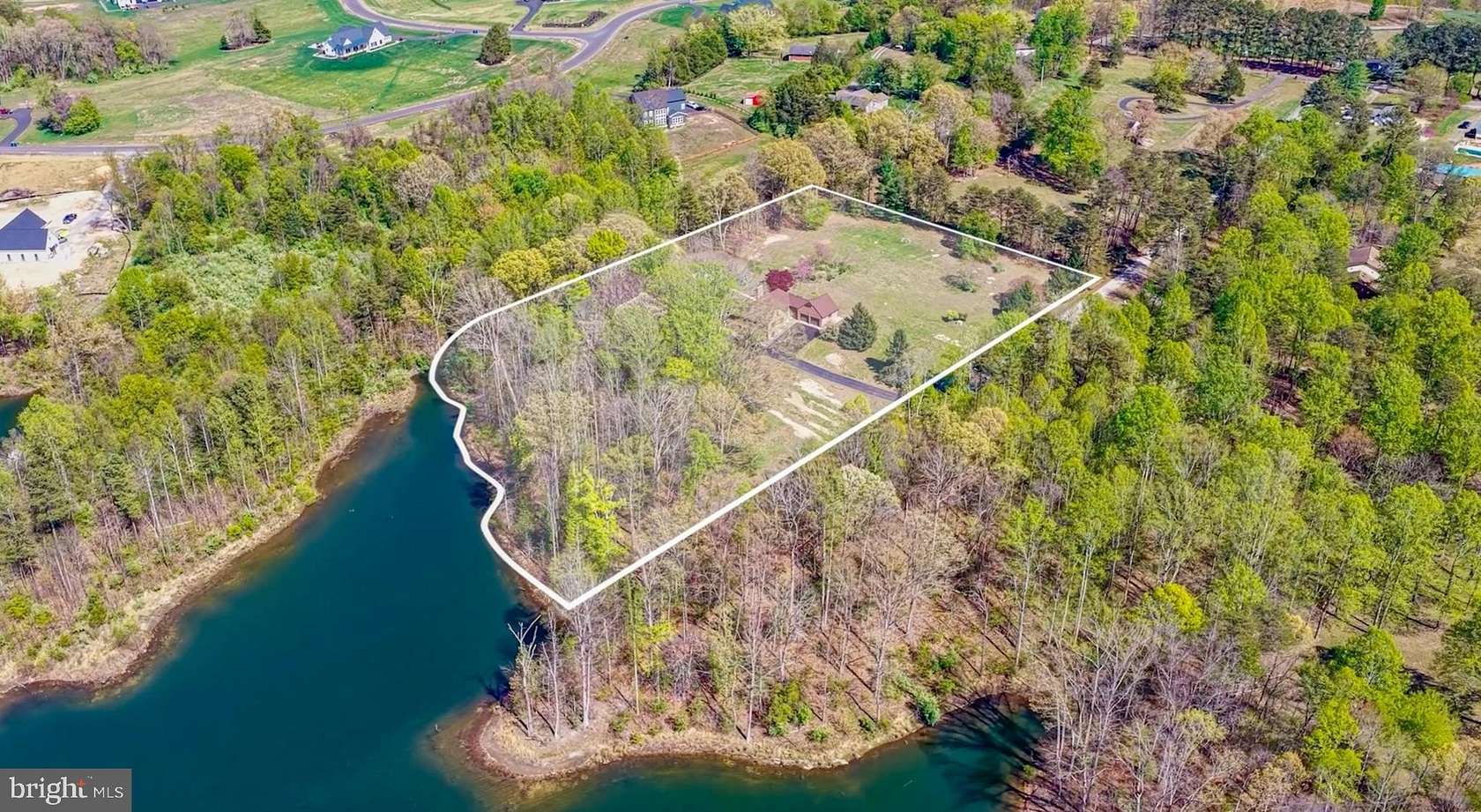 3.55 Acres of Land with Home for Sale in Fredericksburg, Virginia