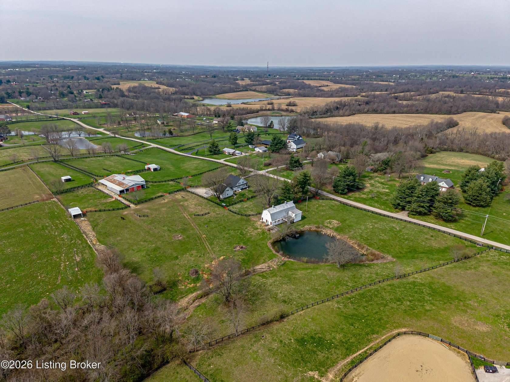 5.19 Acres of Land with Home for Sale in Simpsonville, Kentucky