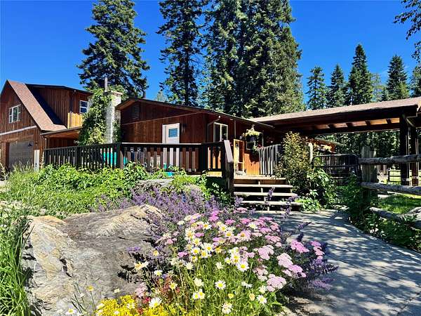 3.13 Acres of Land with Home for Sale in Bigfork, Montana