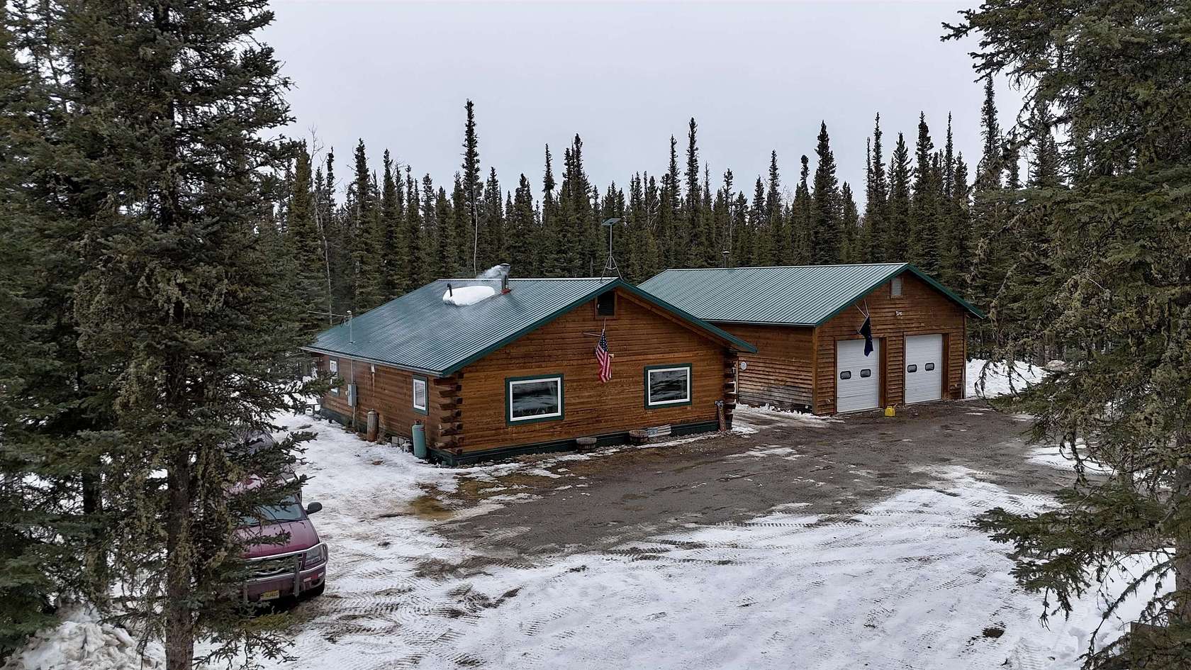 5 Acres of Land with Home for Sale in Delta Junction, Alaska