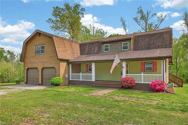 3.18 Acres of Land with Home for Sale in Suffolk, Virginia