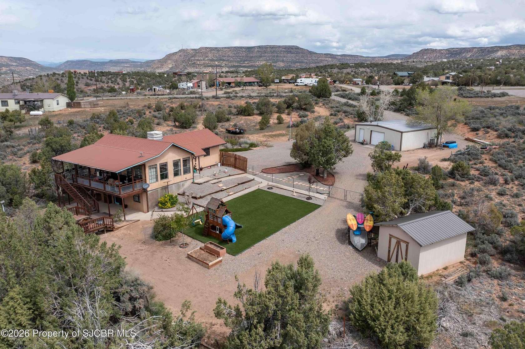 2.47 Acres of Land with Home for Sale in Aztec, New Mexico