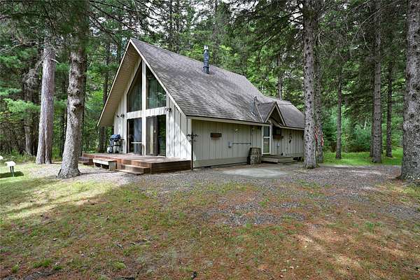 12 Acres of Recreational Land with Home for Sale in Barnes Town, Wisconsin