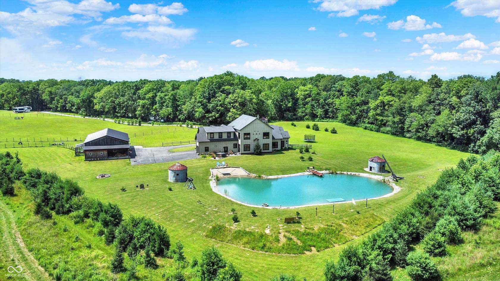 10.9 Acres of Land with Home for Sale in Arcadia, Indiana
