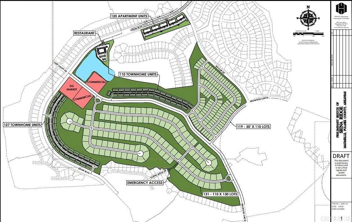 178 Acres of Mixed-Use Land for Sale in Maumelle, Arkansas