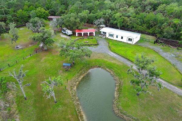 11.3 Acres of Land with Home for Sale in Geneva, Florida