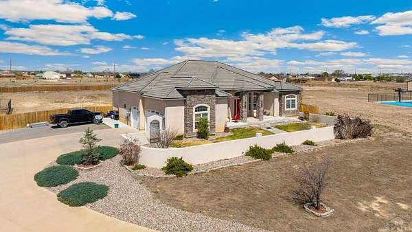 4.85 Acres of Land with Home for Sale in Pueblo West, Colorado