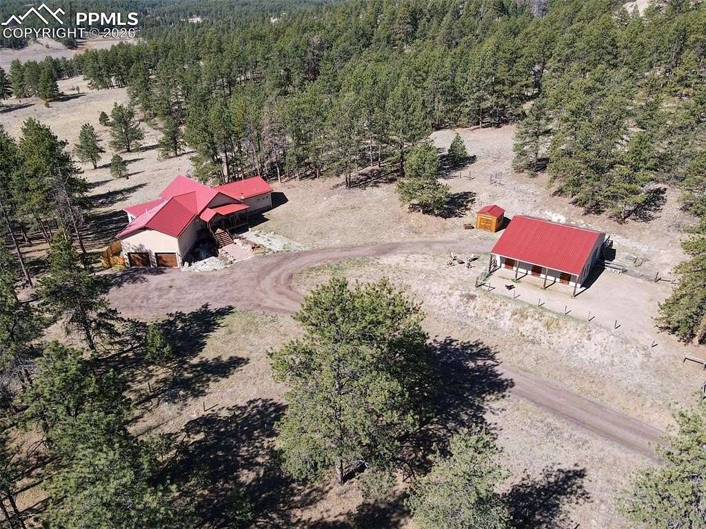 48.6 Acres of Land with Home for Sale in Lake George, Colorado