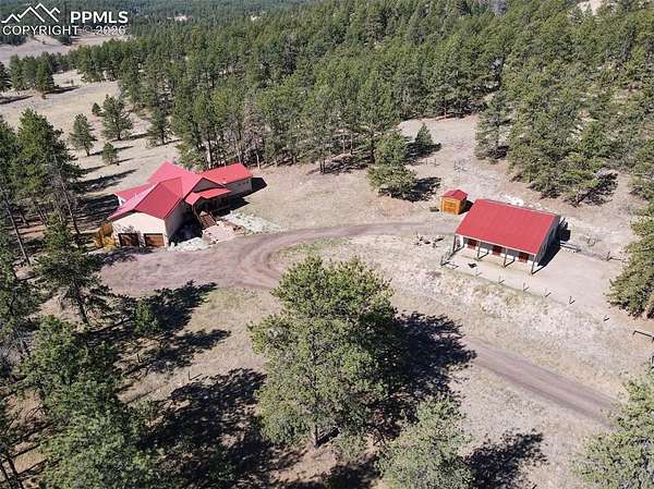 48.6 Acres of Land with Home for Sale in Lake George, Colorado