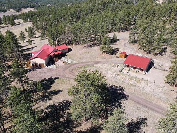 48.6 Acres of Land with Home for Sale in Lake George, Colorado