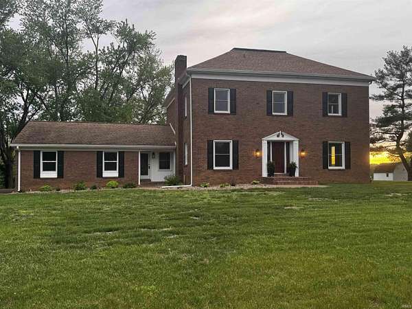 3.4 Acres of Land with Home for Sale in Evansville, Indiana
