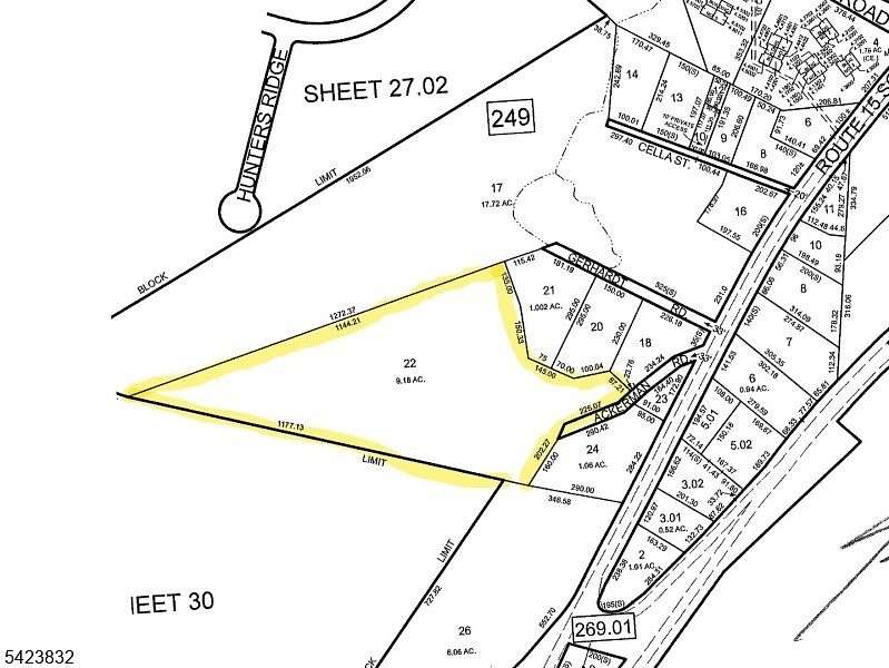 9.18 Acres of Residential Land for Sale in Jefferson Township, New Jersey