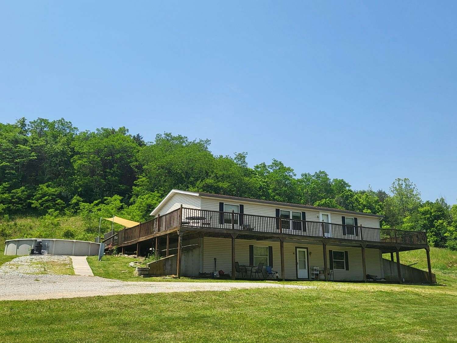 128 Acres of Land with Home for Sale in Rising Sun, Indiana