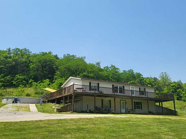 128 Acres of Land with Home for Sale in Rising Sun, Indiana