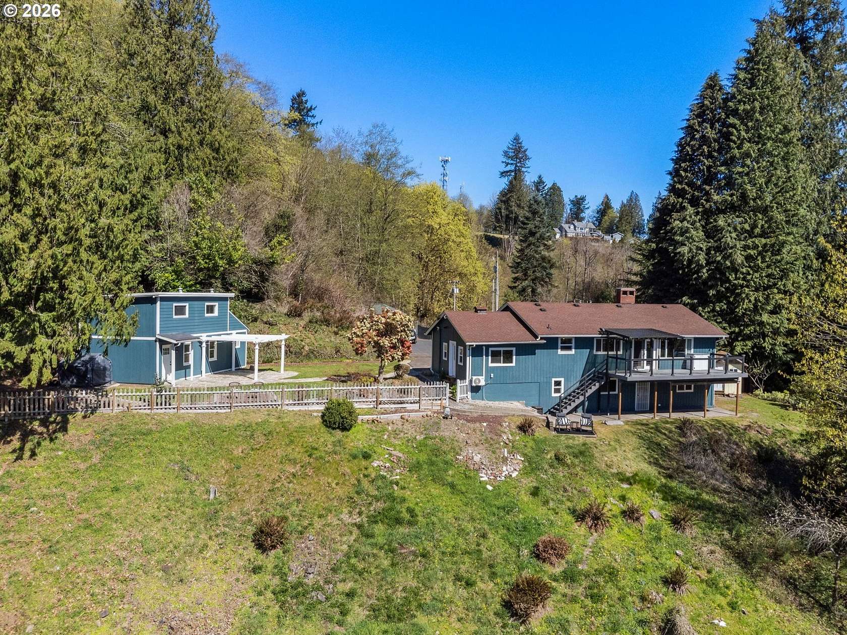 2.8 Acres of Land with Home for Sale in Longview, Washington
