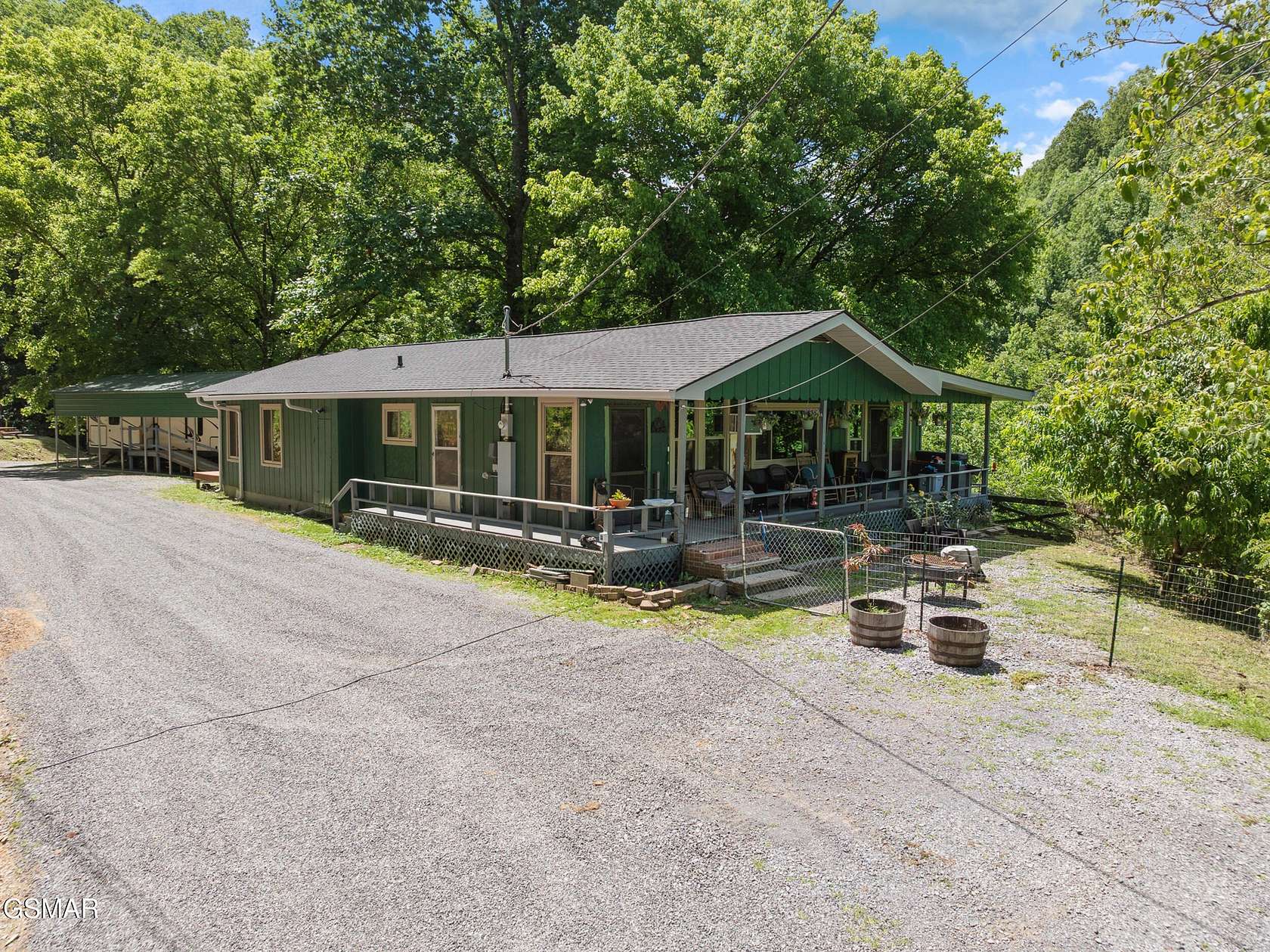 45.8 Acres of Recreational Land with Home for Sale in Sevierville, Tennessee