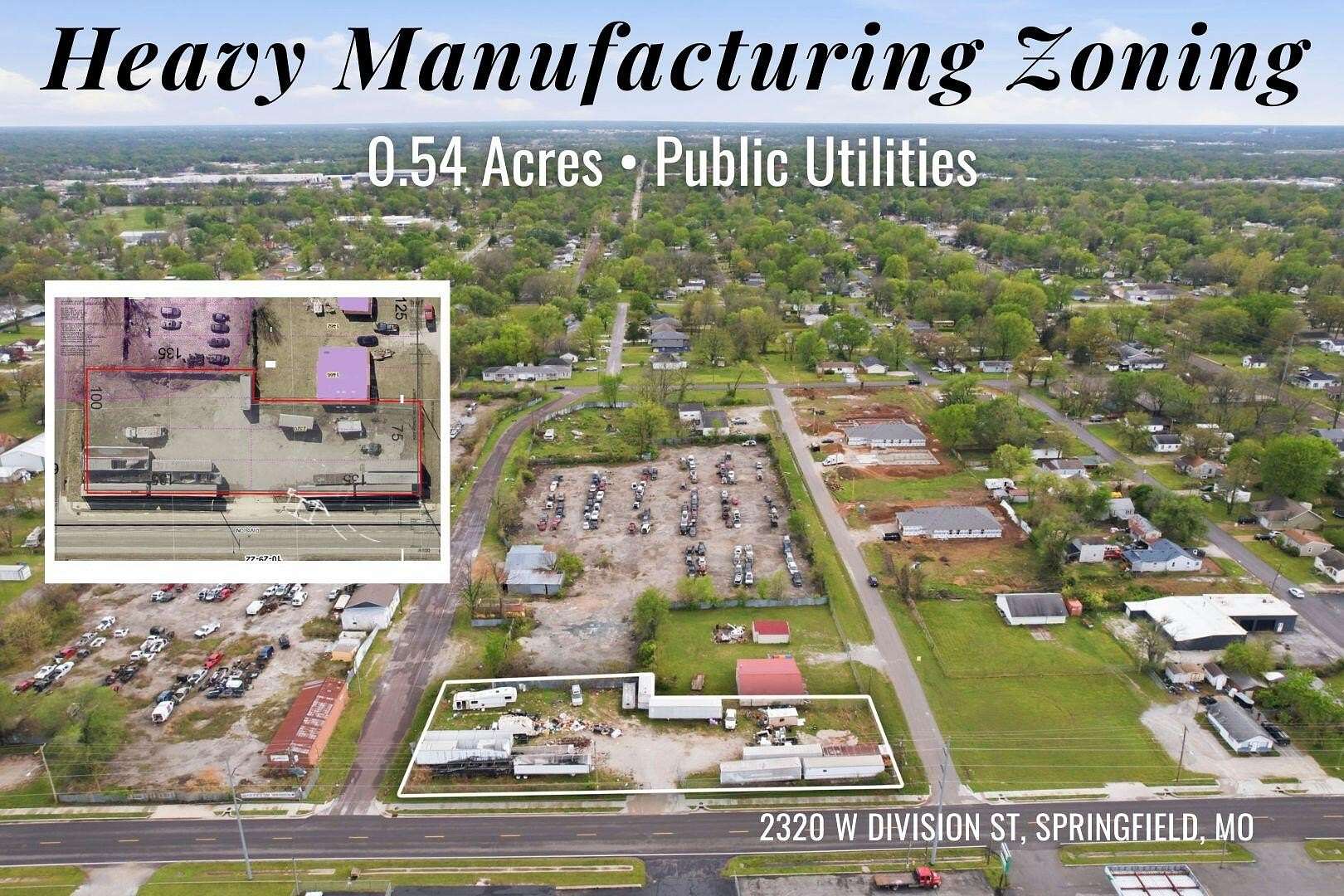 0.54 Acres of Commercial Land for Sale in Springfield, Missouri