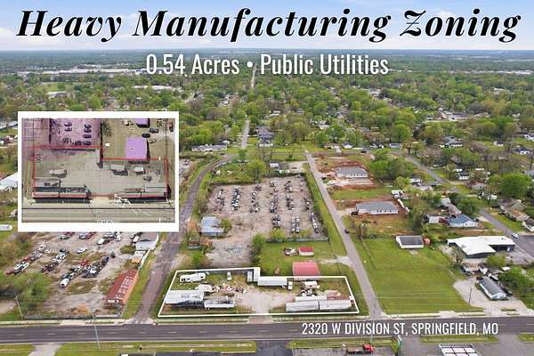 0.54 Acres of Commercial Land for Sale in Springfield, Missouri