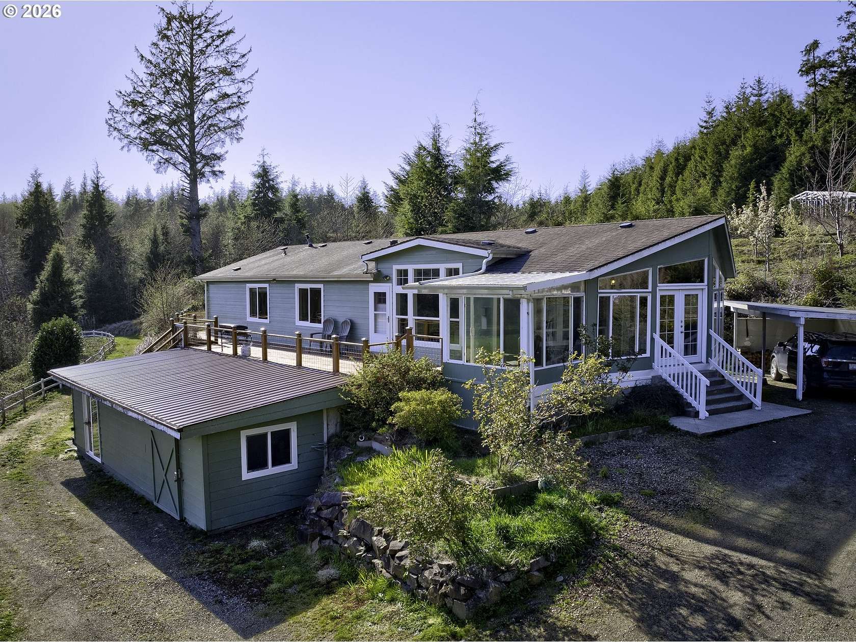 13.1 Acres of Land with Home for Sale in South Bend, Washington