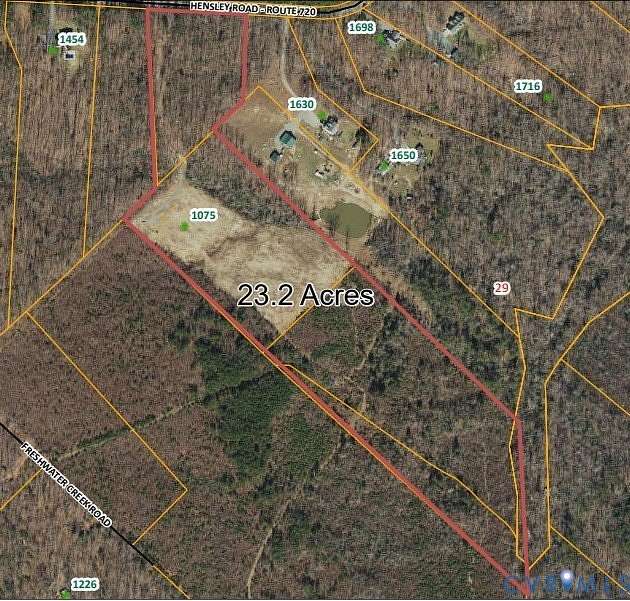 23.2 Acres of Recreational & Residential Land for Sale in Mineral, Virginia