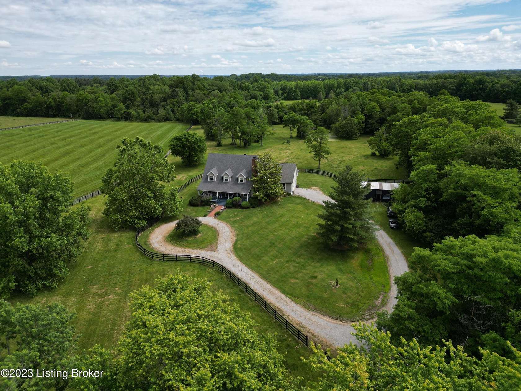 7 Acres of Land with Home for Sale in Goshen, Kentucky