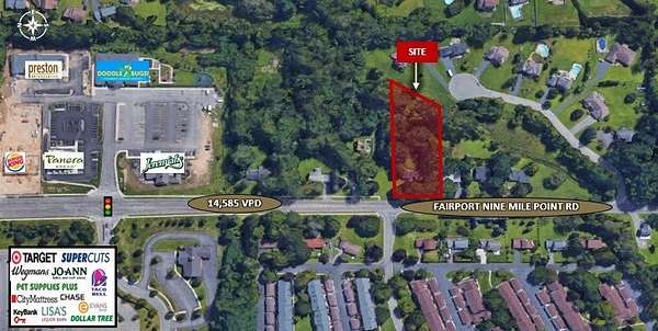 0.75 Acres of Commercial Land for Sale in Fairport, New York