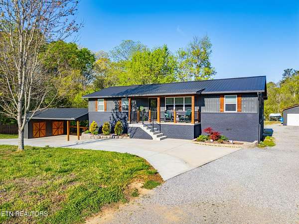 6.17 Acres of Land with Home for Sale in Knoxville, Tennessee