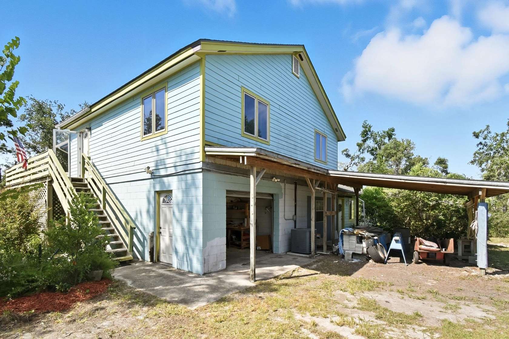 2 Acres of Land with Home for Sale in Keaton Beach, Florida