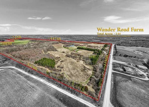 141 Acres of Land for Sale in Williamsport, Indiana