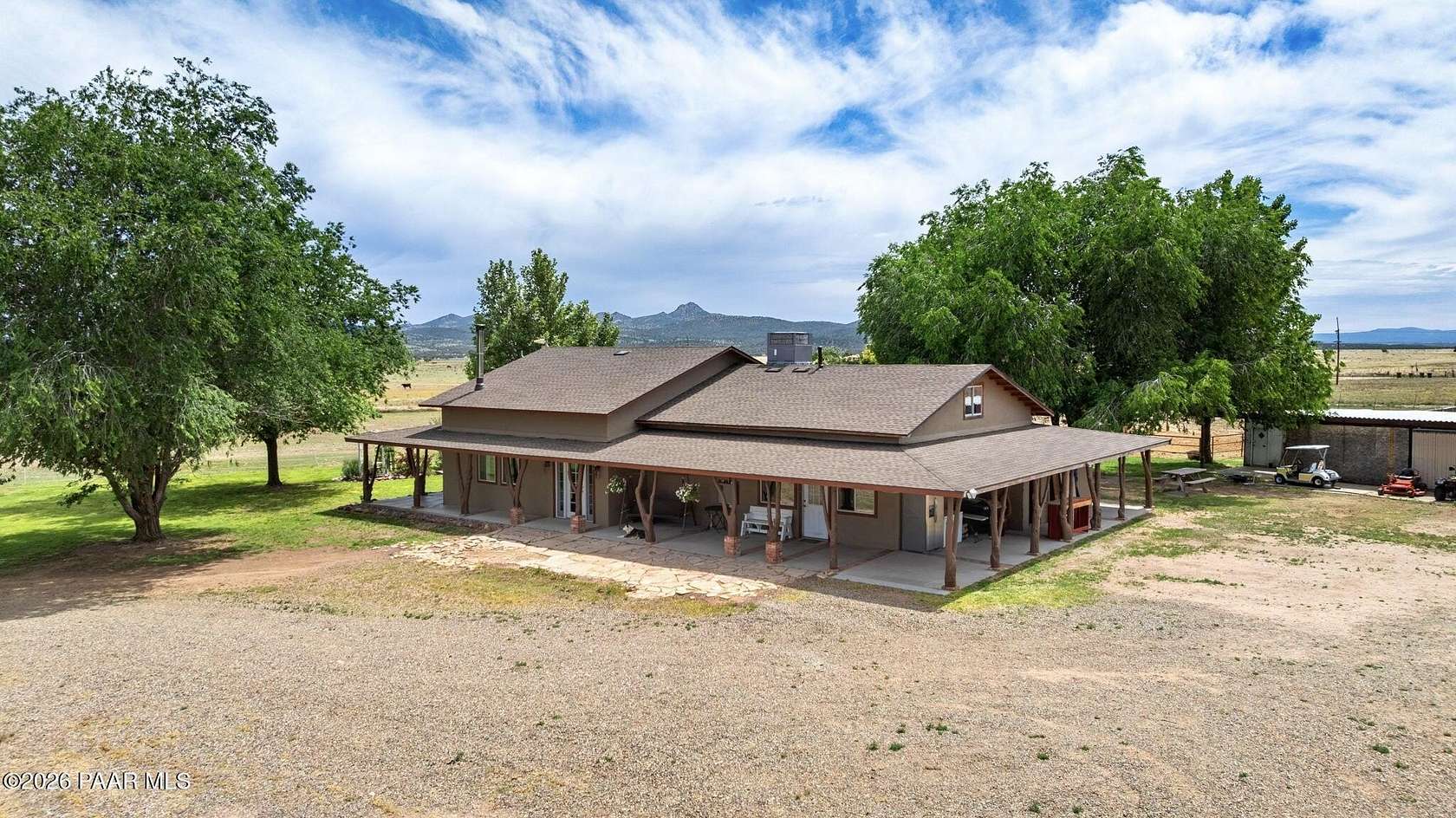 5 Acres of Land with Home for Sale in Paulden, Arizona