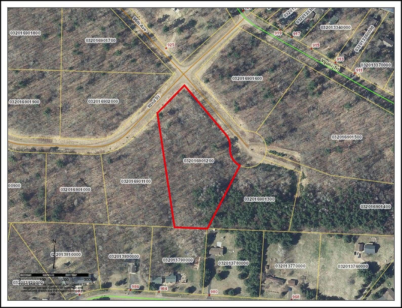 3.26 Acres of Residential Land for Sale in Amery, Wisconsin