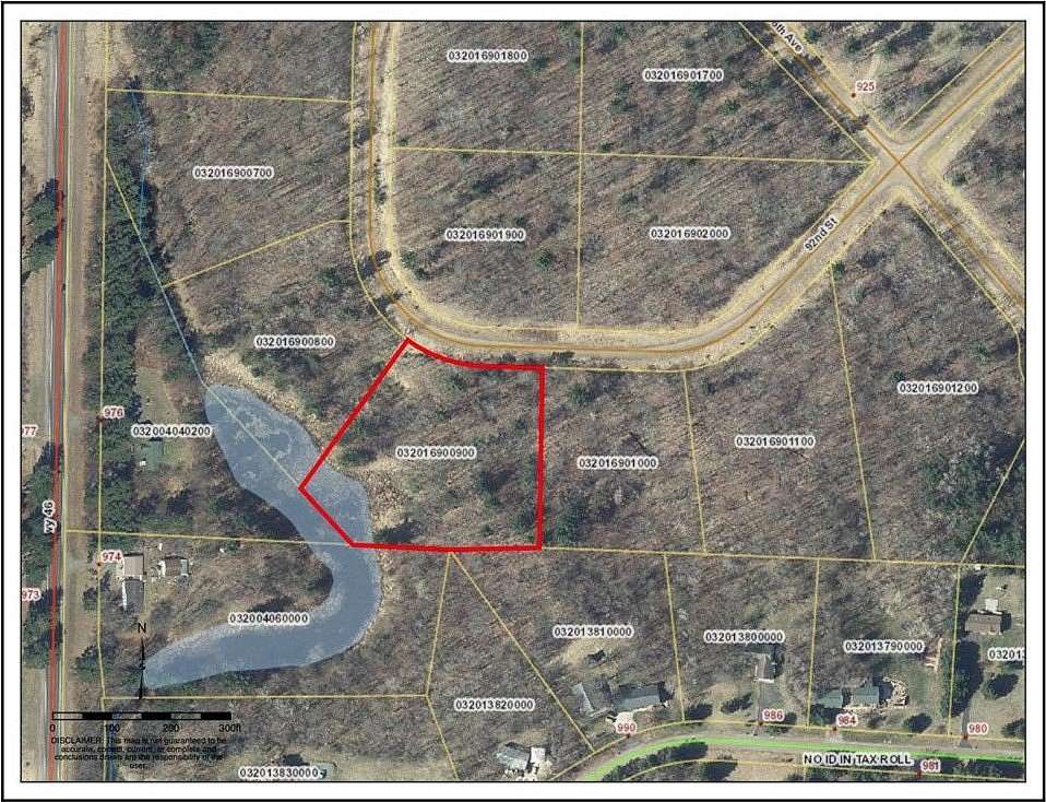 2.46 Acres of Residential Land for Sale in Amery, Wisconsin