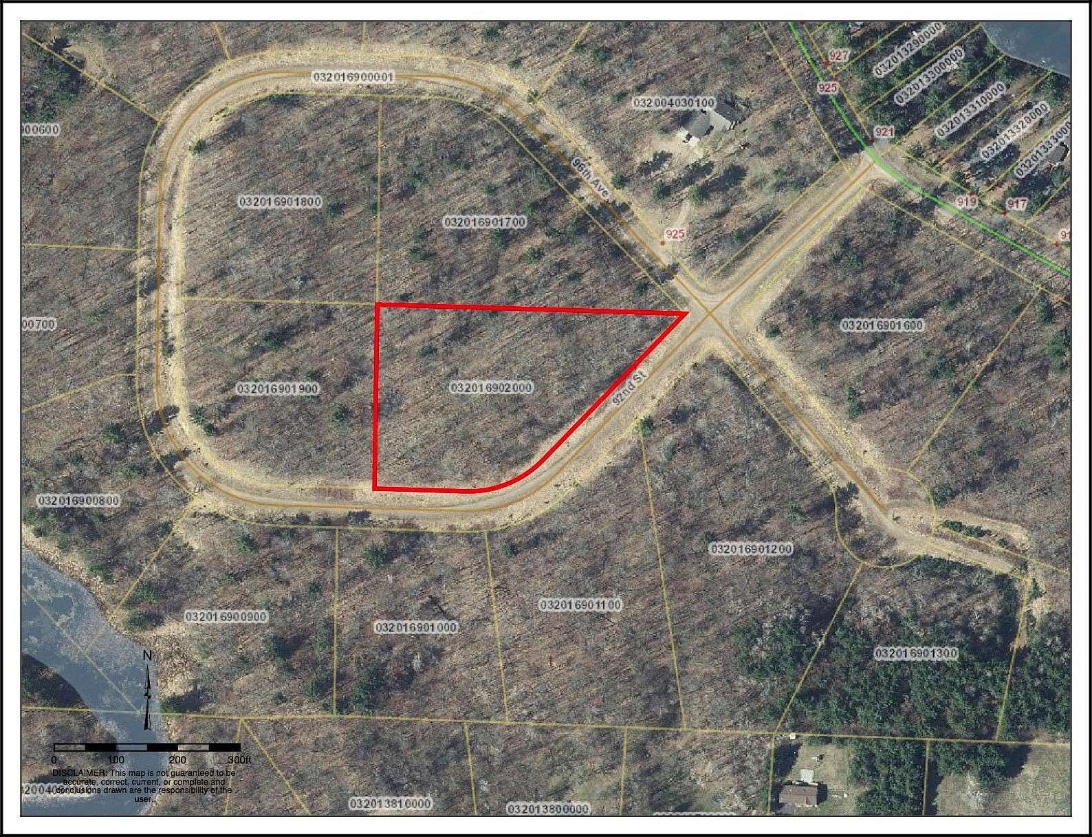 2.44 Acres of Residential Land for Sale in Amery, Wisconsin